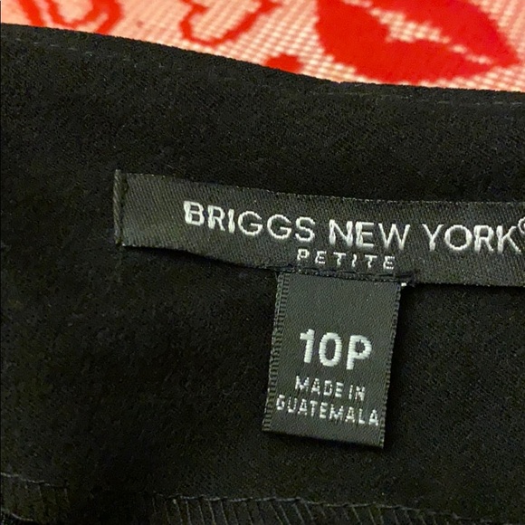 Briggs New York petite black skirt. Size10p. - Picture 5 of 5